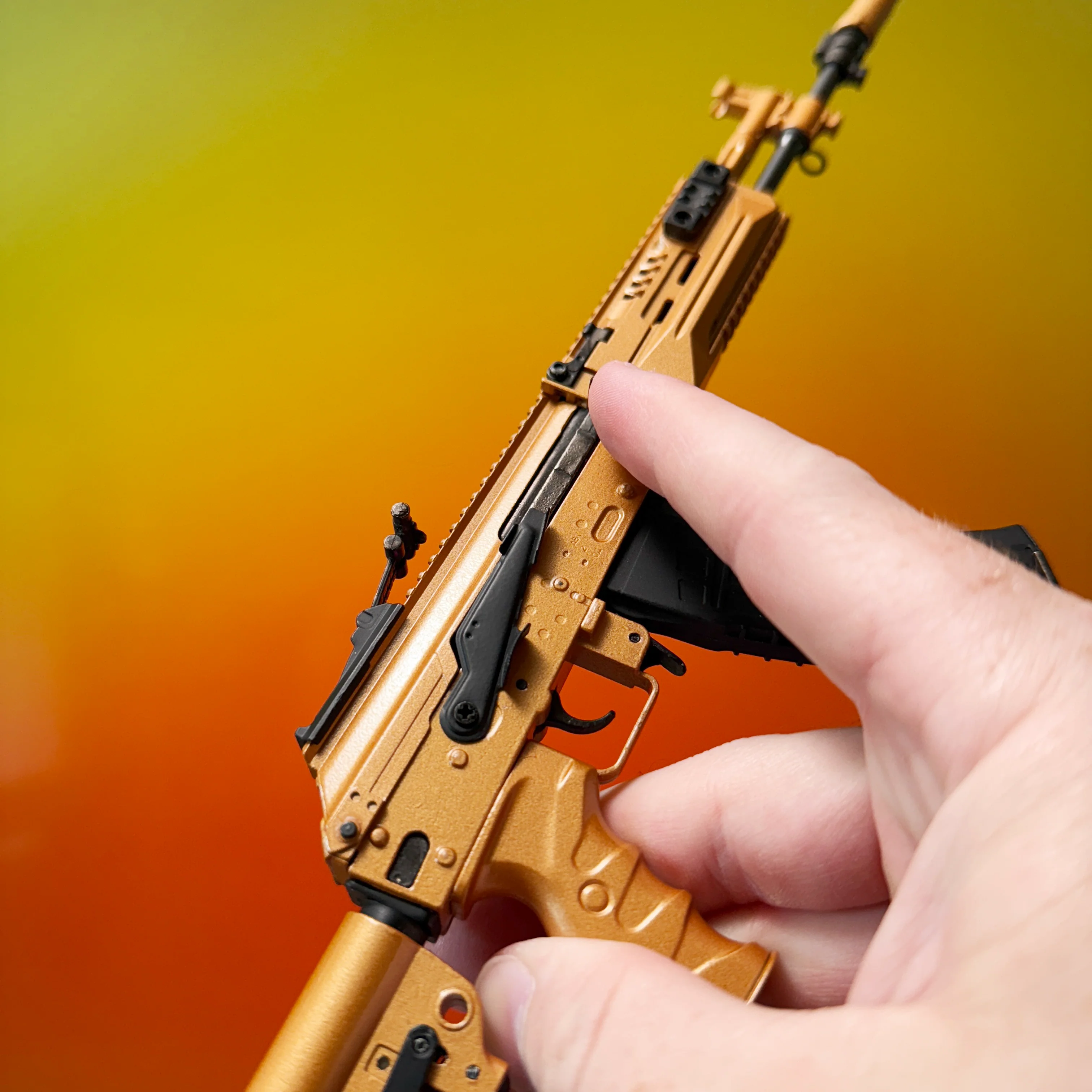 AK12 1:3 Scale Model Gold Limited Edition - Image 3