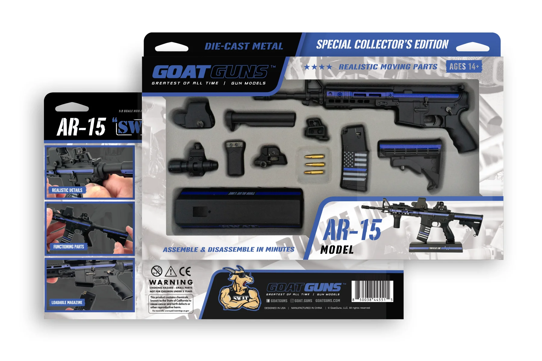 AR15 Model - Thin Blue Line/SWAT - Image 5