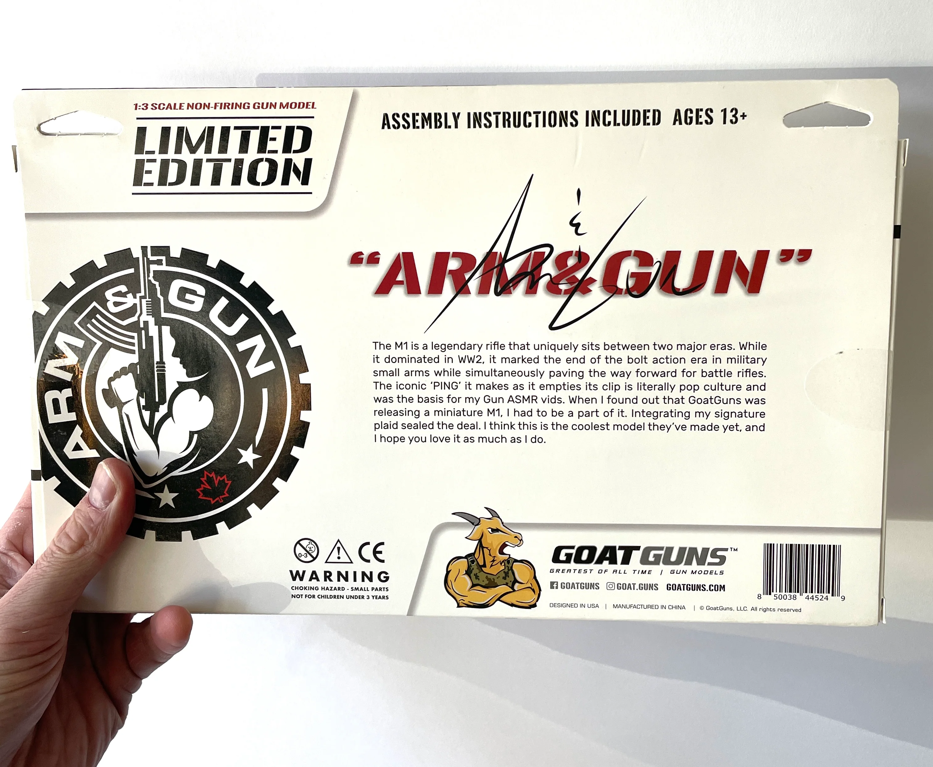 Limited Edition M1 1:3 Scale Model - Arm&Gun - Image 6