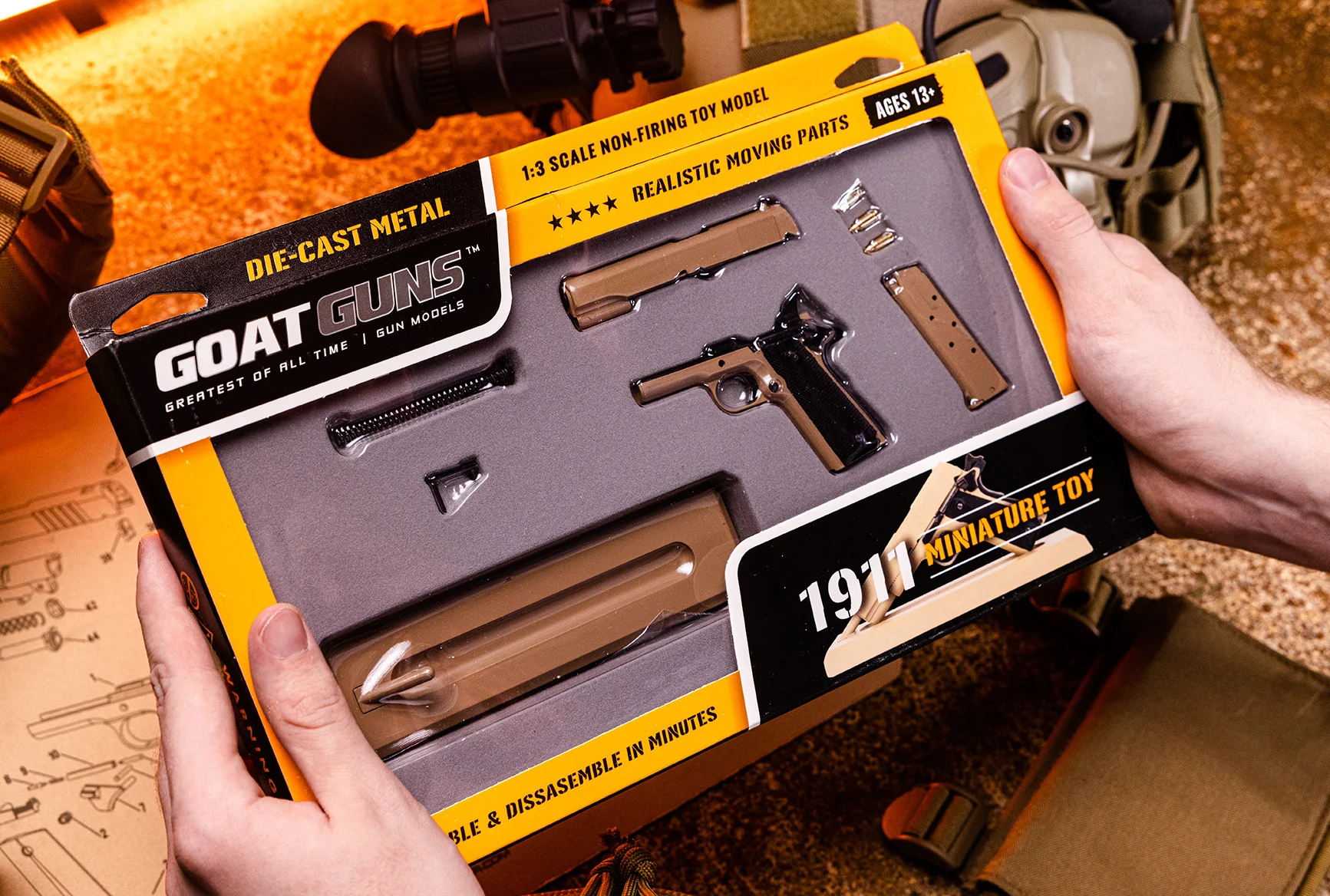 1911 1:2.5 Scale Model - Coyote - Image 2