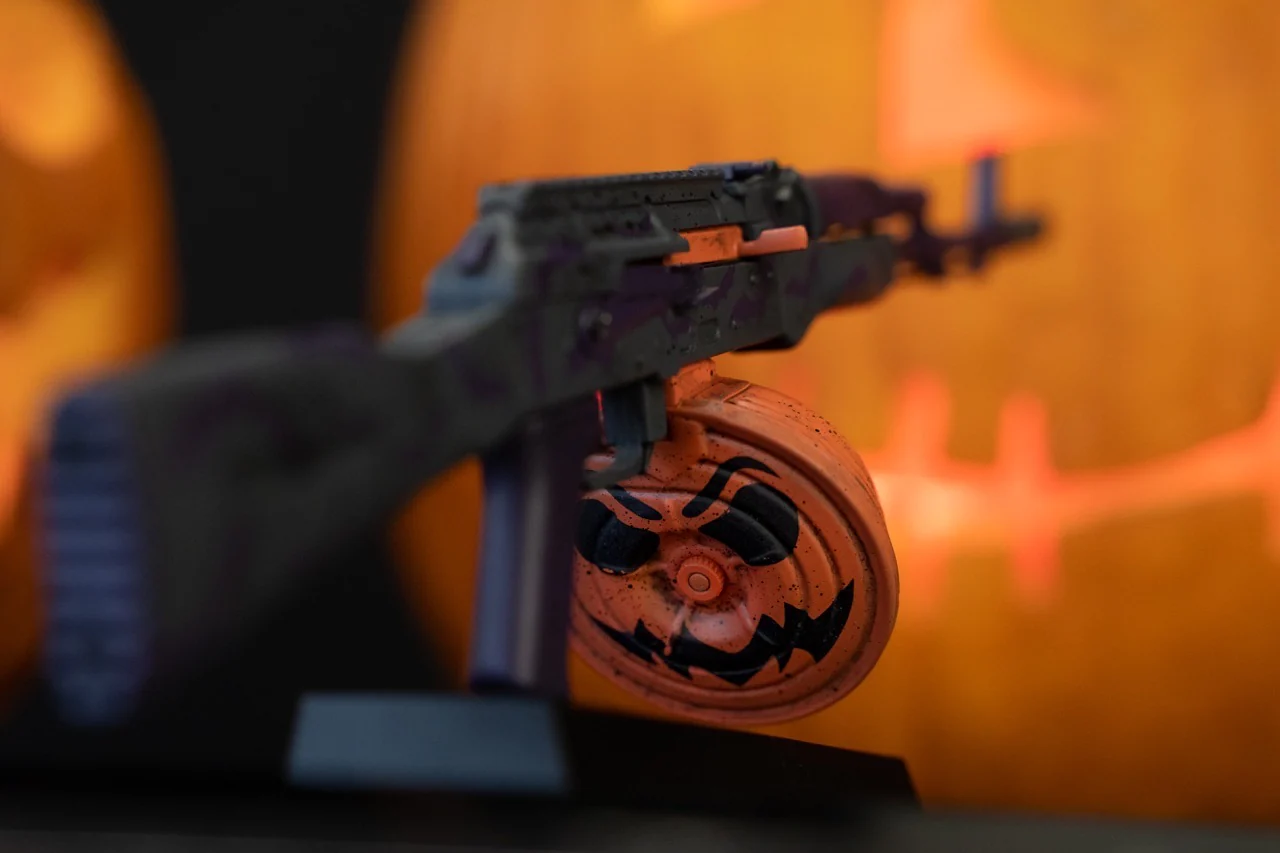 Mini AK 47 1:3 Scale Model - RARE HALLOWEEN EDITION - Image 3