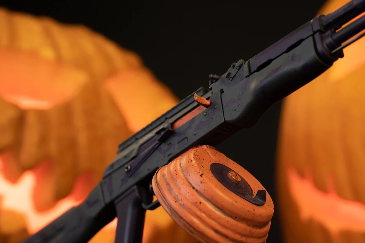Mini AK 47 1:3 Scale Model - RARE HALLOWEEN EDITION - Image 4