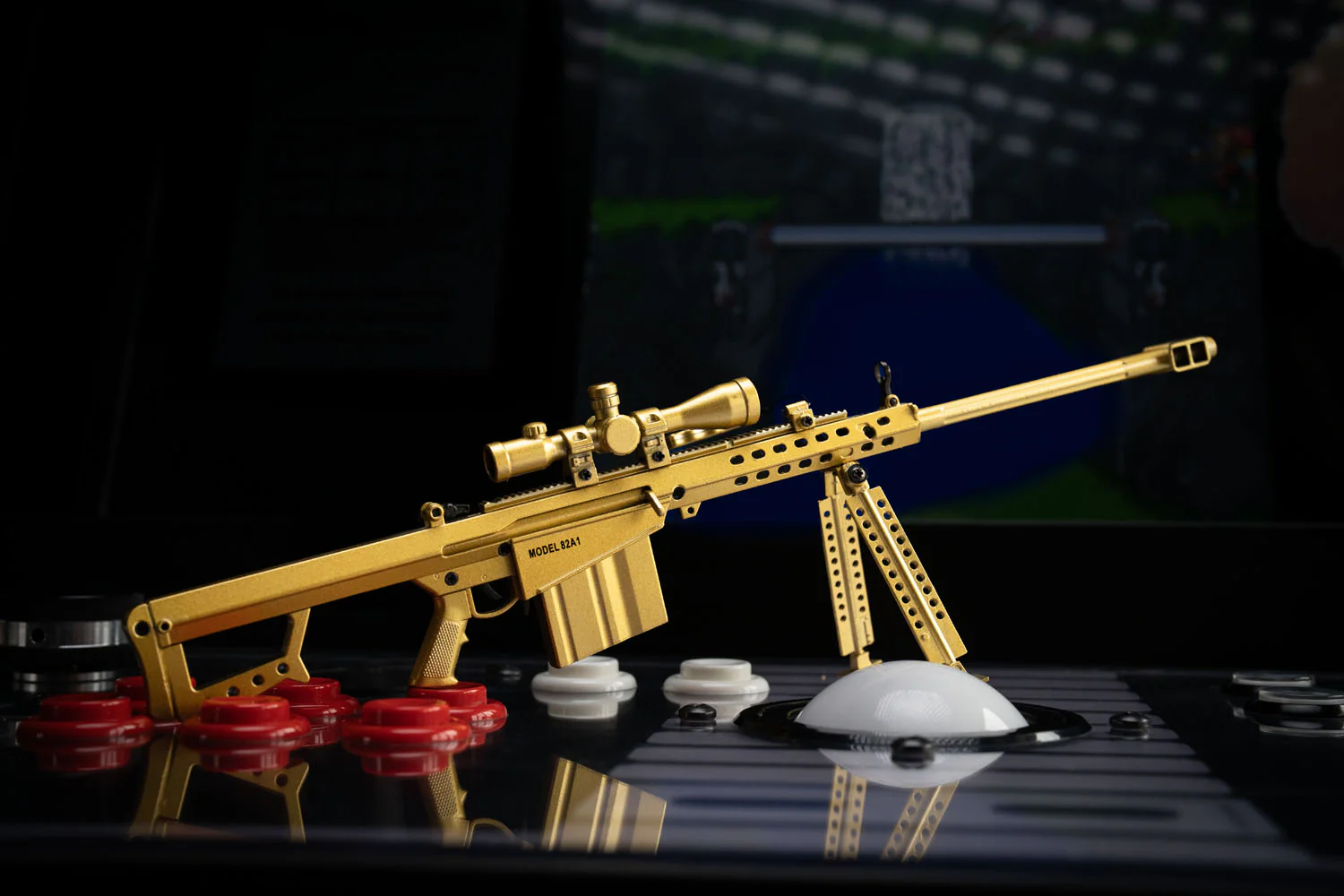 BARRETT 50cal Model - Gold - Image 3