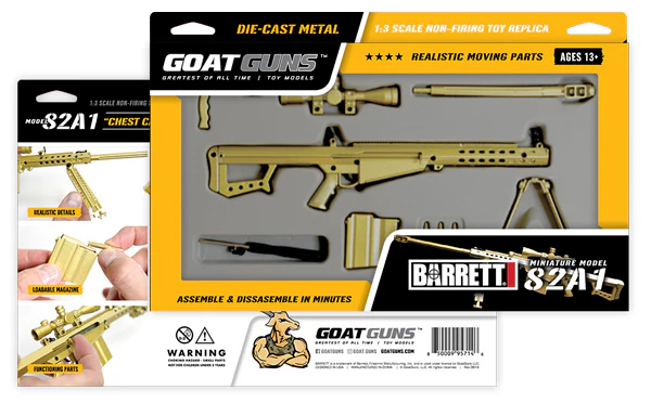 BARRETT 50cal Model - Gold - Image 4