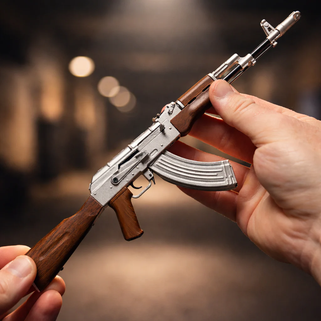 Silver AK-47 Limited Edition Model - Image 3