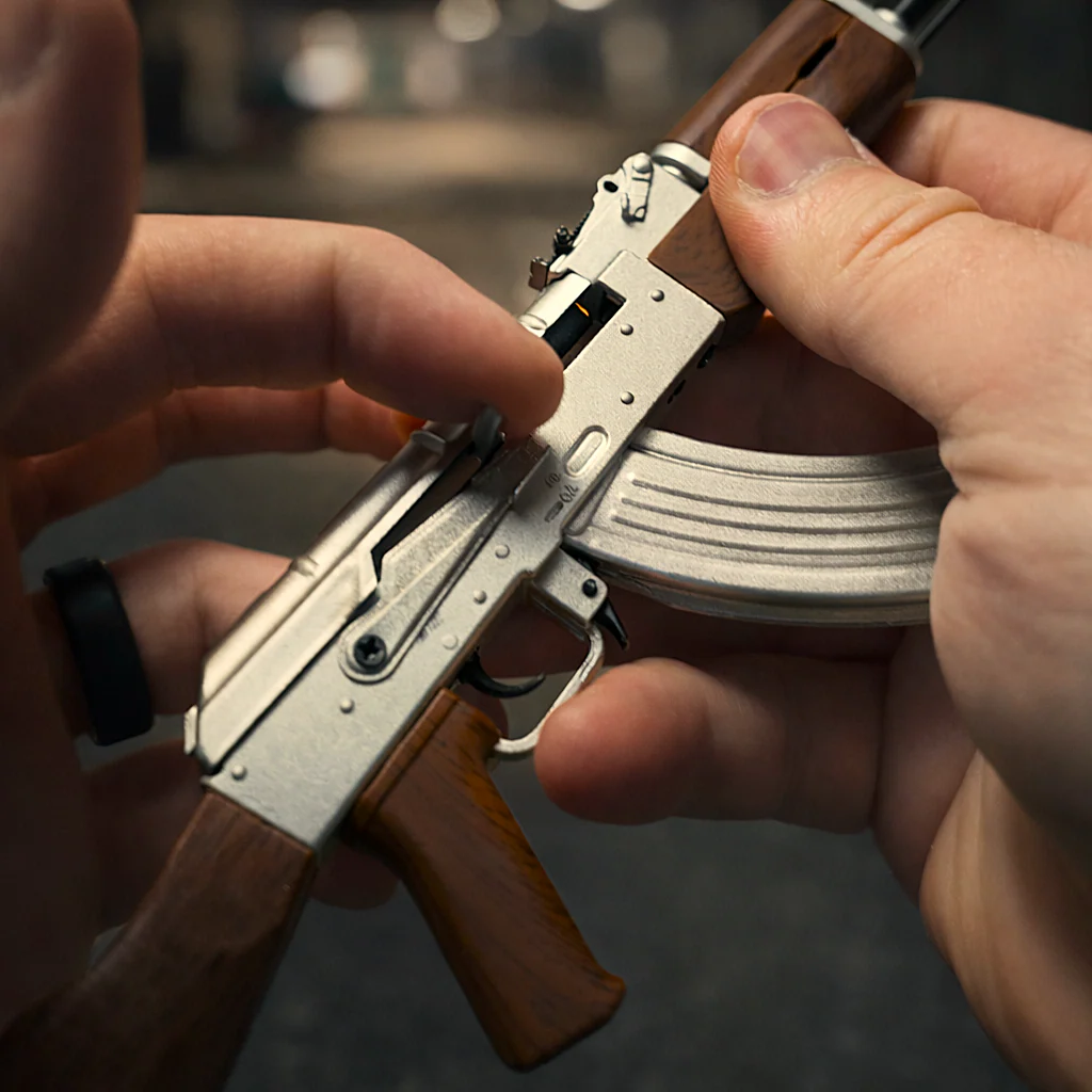 Silver AK-47 Limited Edition Model - Image 4